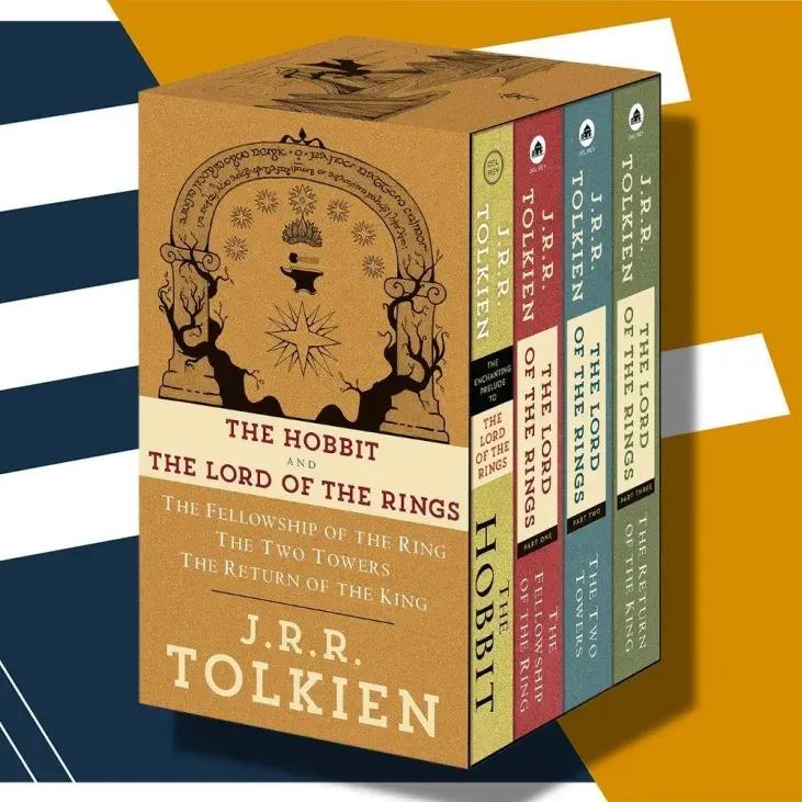 JRR Tolkien The Hobbit and The Lord of the Rings Boxed Set for $12.36