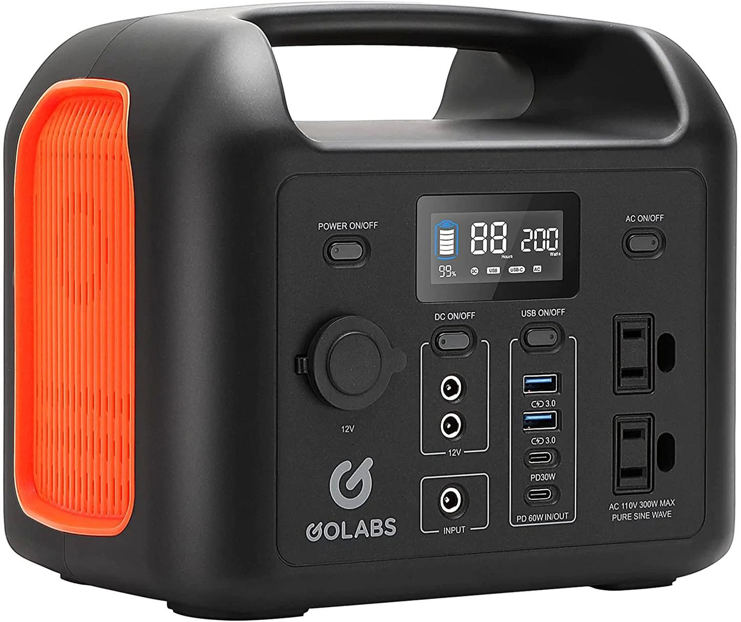 Golabs R500 518Wh Outdoor Solar Portable Power Station Generator for $314.99 Shipped