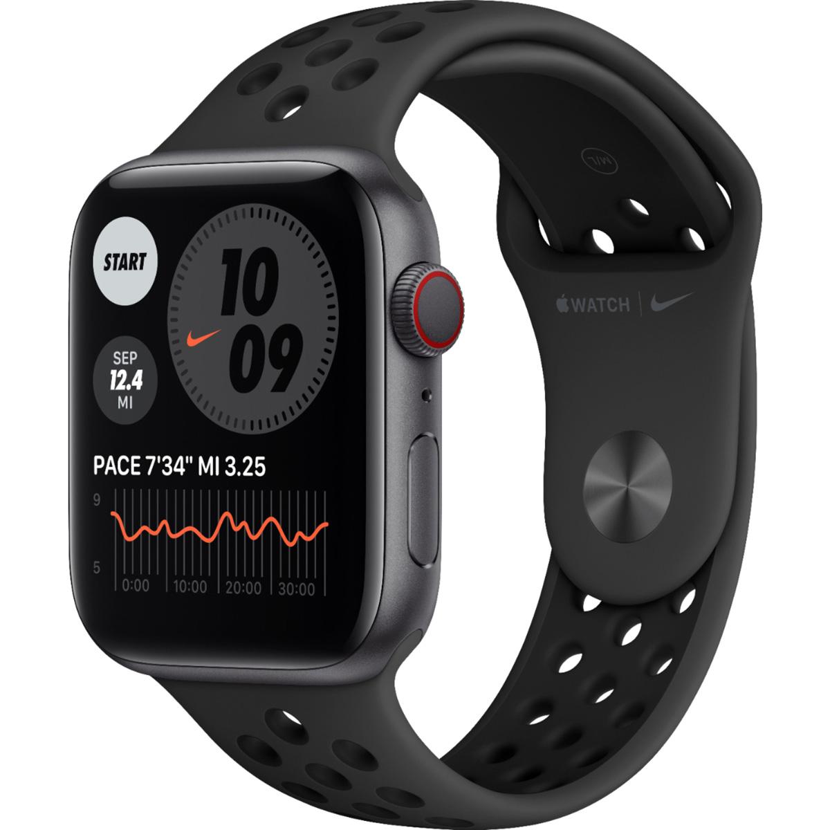 Apple Watch Nike Series 6 44mm GPS and Cellular Smartwatch for $317.97 Shipped