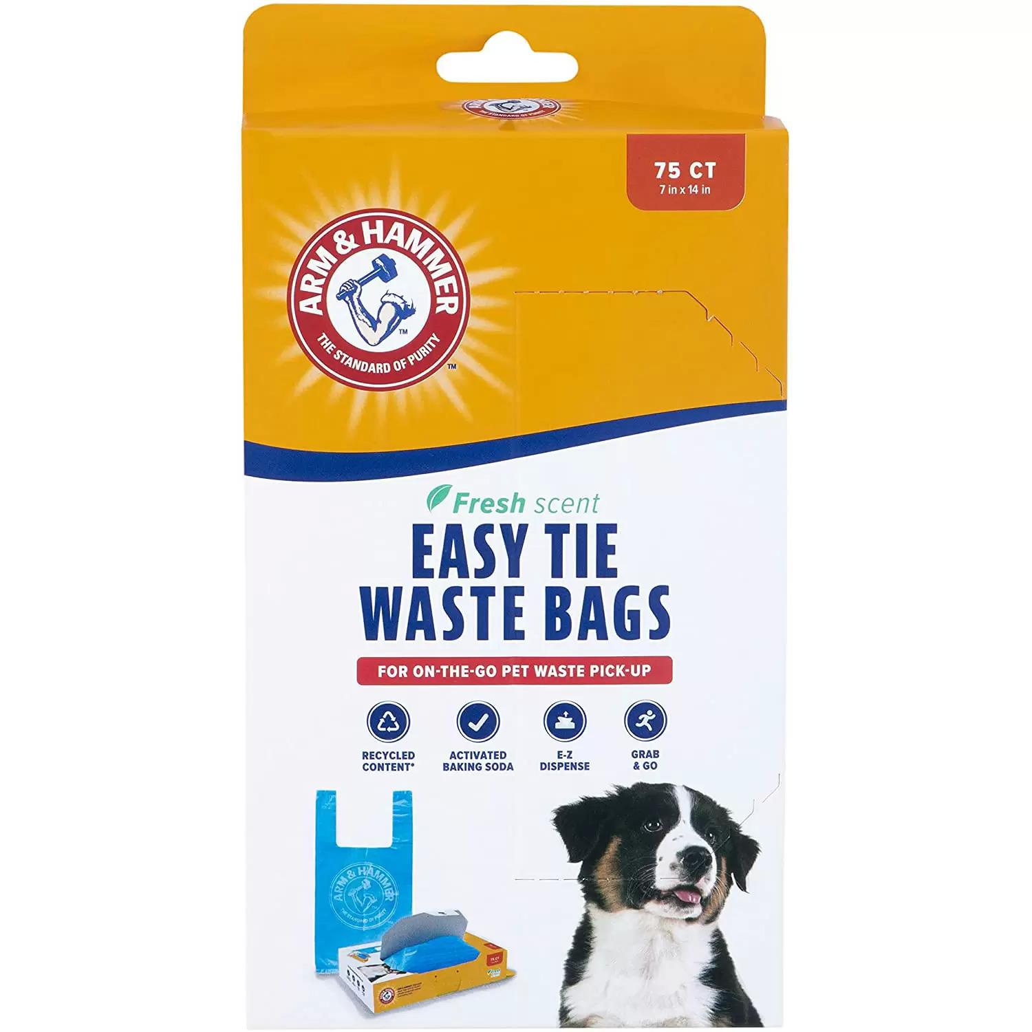 75 Arm and Hammer Easy Tie Waste Bags for $1.22 Shipped