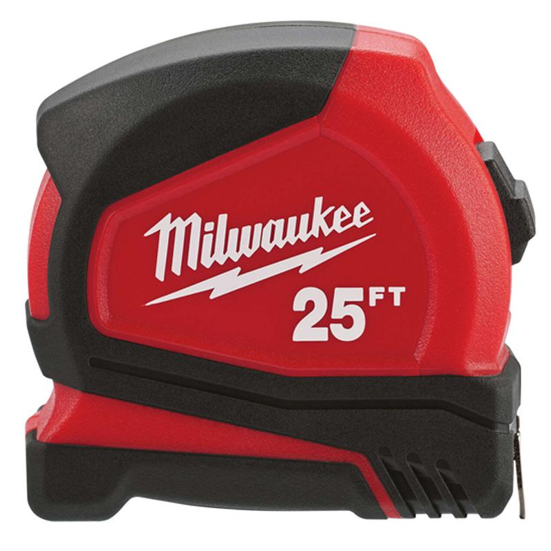 Milwaukee 25ft Compact Tape Measure for $9.99