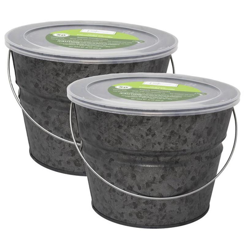 2 Mainstays Outside 3-Wick Citronella Candles for $5