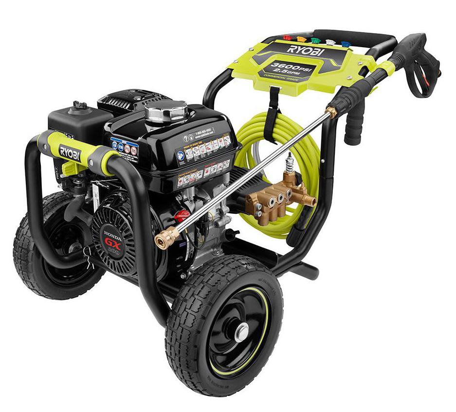 Ryobi 3600-PSI Honda GX200 Gas Pressure Washer for $349.99 Shipped