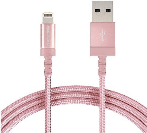 10 Apple iPhone AmazonBasics Nylon Braided USB-A to Lightning Cables for $17.99