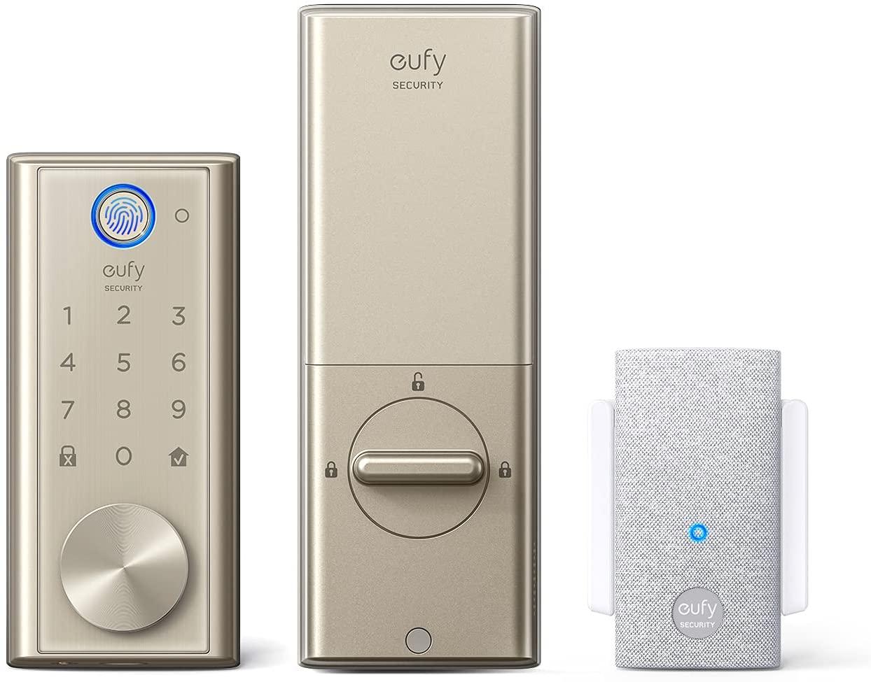 eufy Security Smart Lock Touch Fingerprint Scanner Nickel $149.99 Shipped
