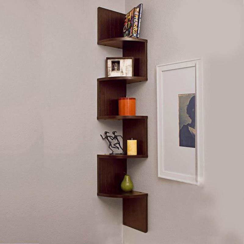 Ktaxon 5-Tier Wall Mount Corner Shelves for $17.99