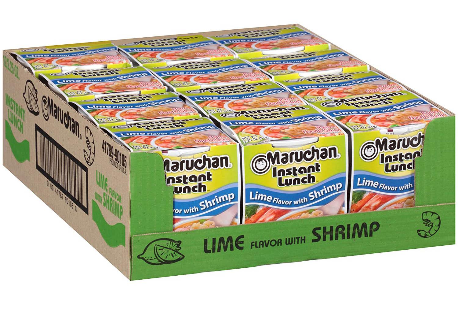 12 Maruchan Instant Lunch Lime with Shrimp Cup Noodles for $4.44 Shipped
