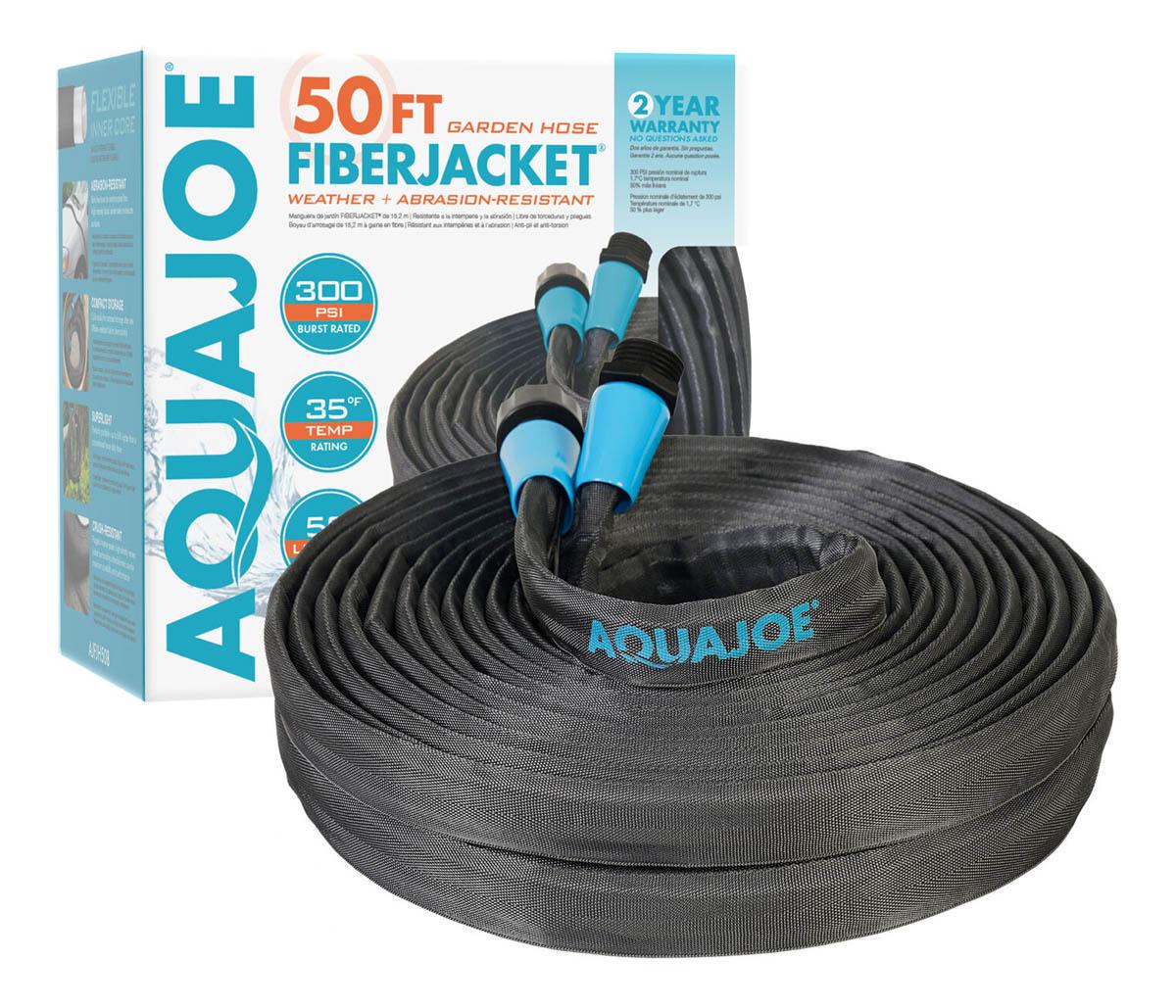 Aqua Joe Ultra Flexible FiberJacket Garden Hose for $15 Shipped