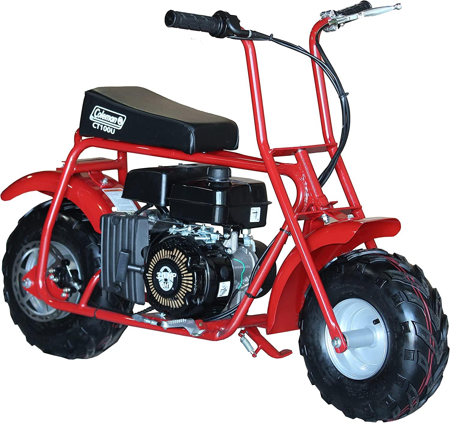 Coleman Powersports CT100U Gas Powered 98cc 3HP Trail Mini-Bike for $329.99 Shipped