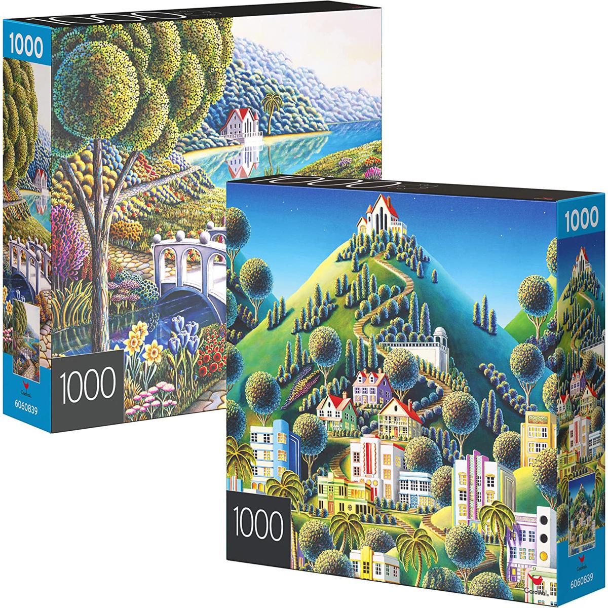 Spin Master Daffodils and Hidden Village Jigsaw Puzzles for $6.62