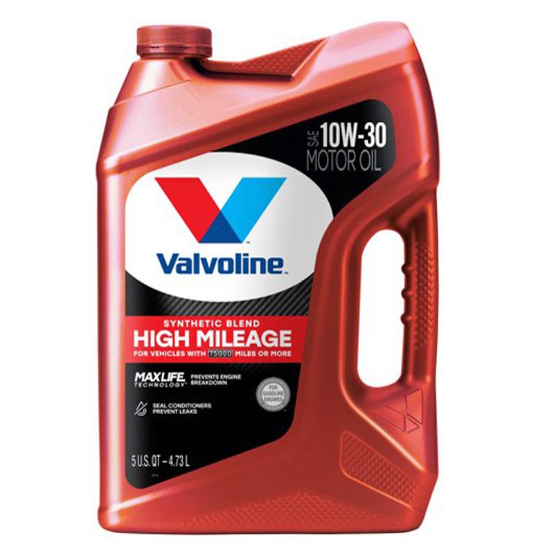 Valvoline High Mileage MaxLife 10W-30 Synthetic Blend Motor Oil for $16.97