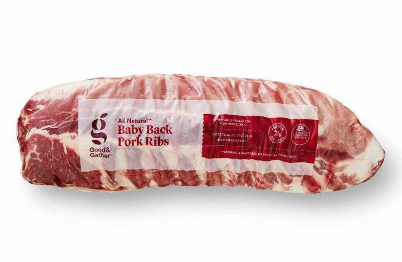 Target Good and Gather Baby Back Pork Ribs for 50% Off