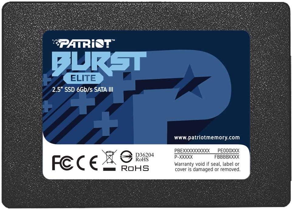 120GB Patriot Burst Elite 2.5in Internal SATA 3 SSD Solid State Drive for $16.99