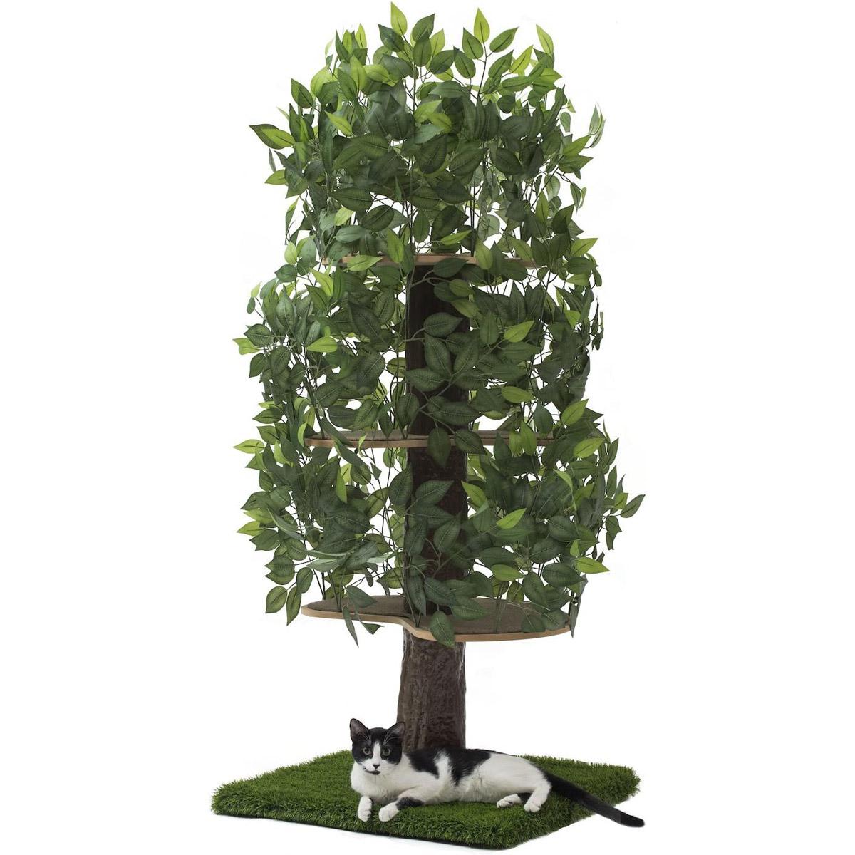 On2 Pets 60in Tall Cat Tree with Leaves for $94.47 Shipped