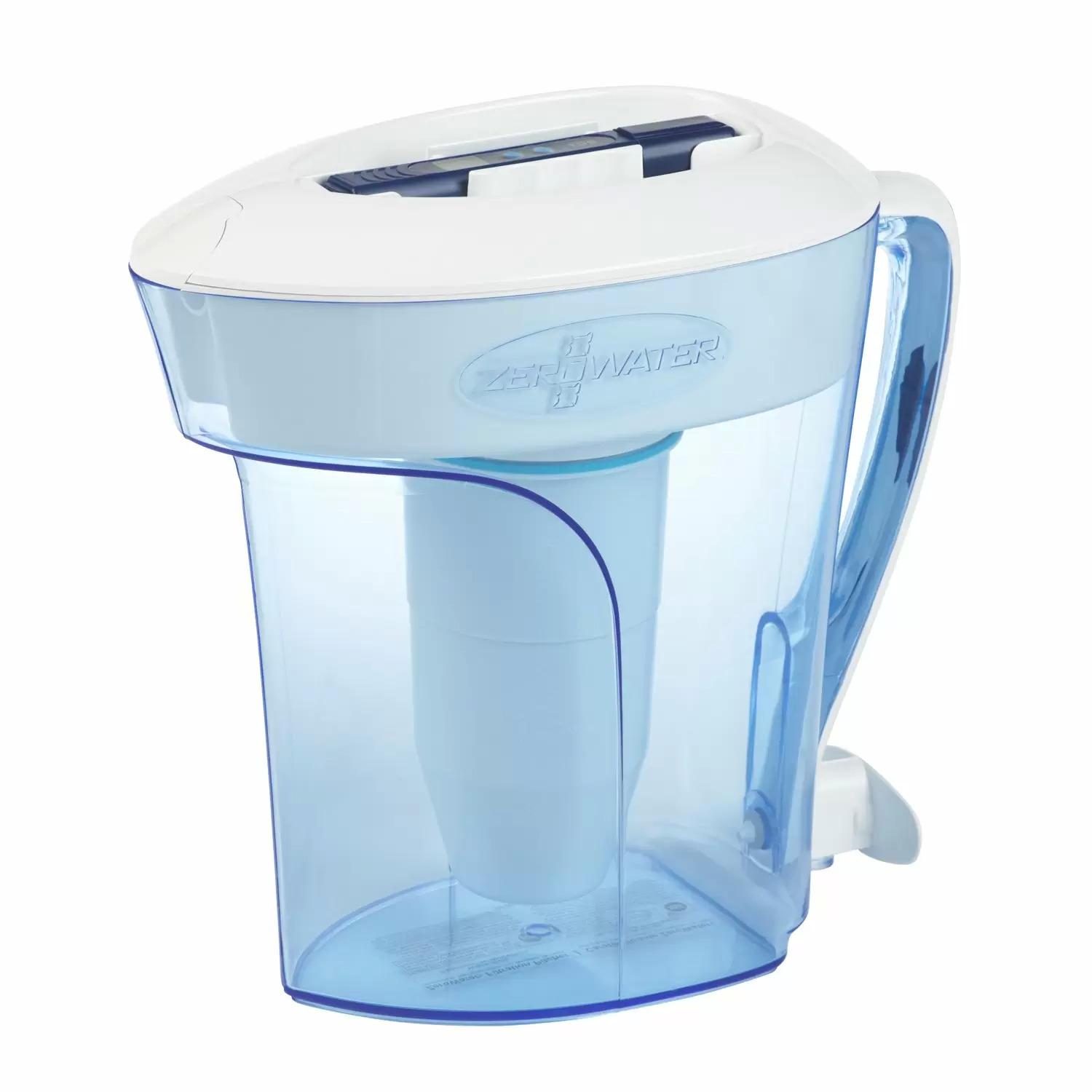ZeroWater 7 Cup Ready-Pour Filtered Pour-Through Water Pitcher for $12.88