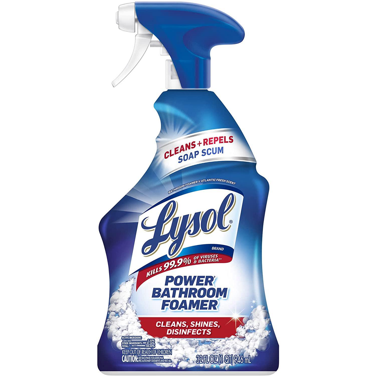 Lysol Power Bathroom Island Breeze Foamer Cleaning Spray for $2.34 Shipped