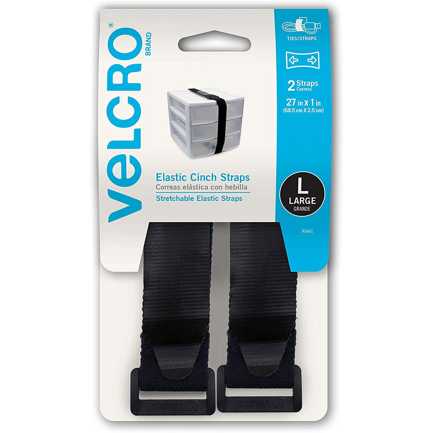 2 Velcro All-Purpose Elastic Cinch Straps for $3.41