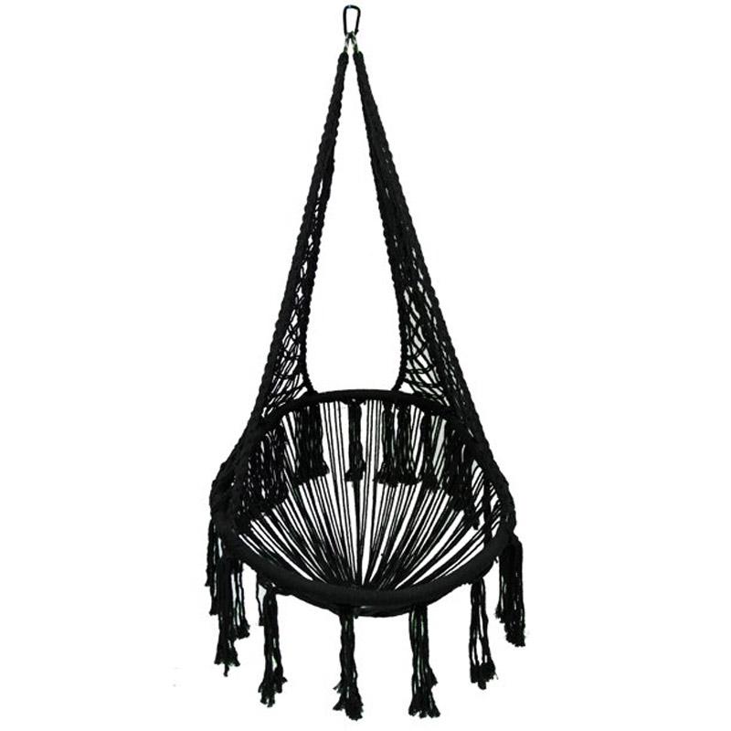 Equip Avocado Macrame Outdoor Hanging Hammock Chair for $35 Shipped