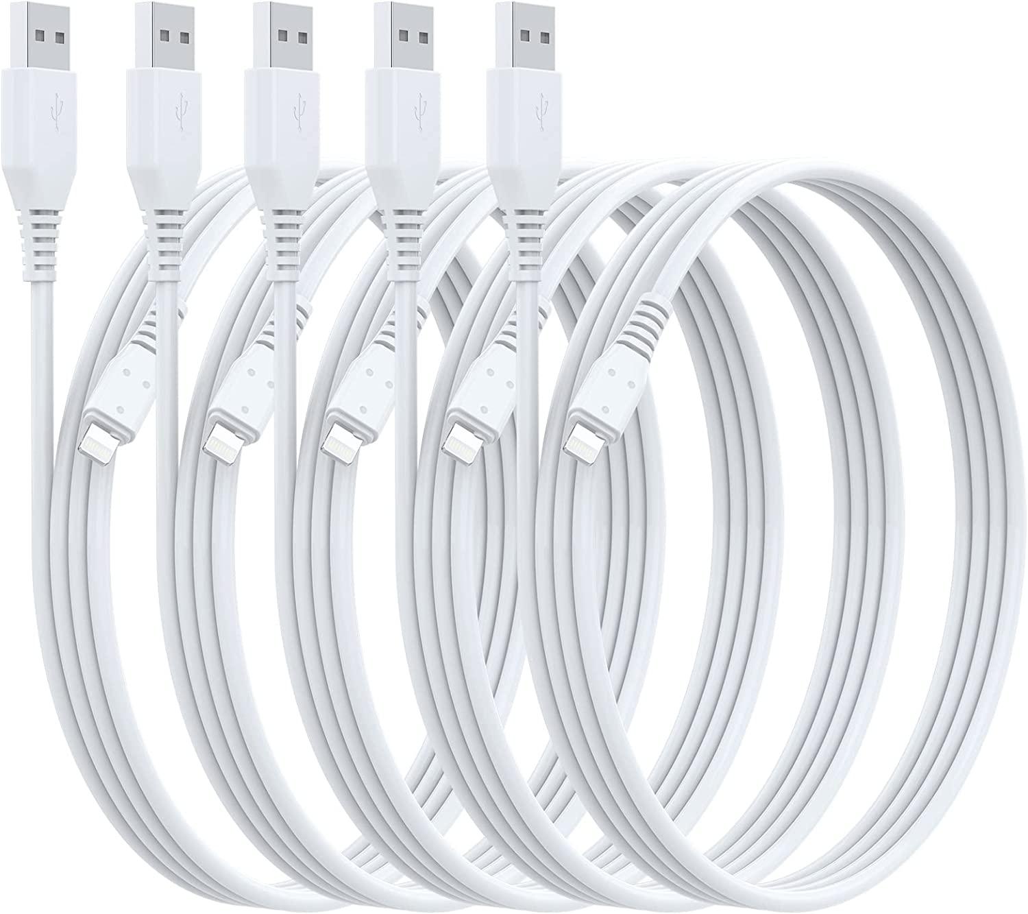 5x Apple iPhone USB-A to Lightning Charging Cables for $5.99