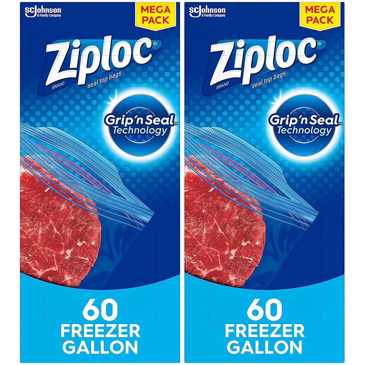 120 Ziploc Food Storage Freezer Bags for $10.50 Shipped