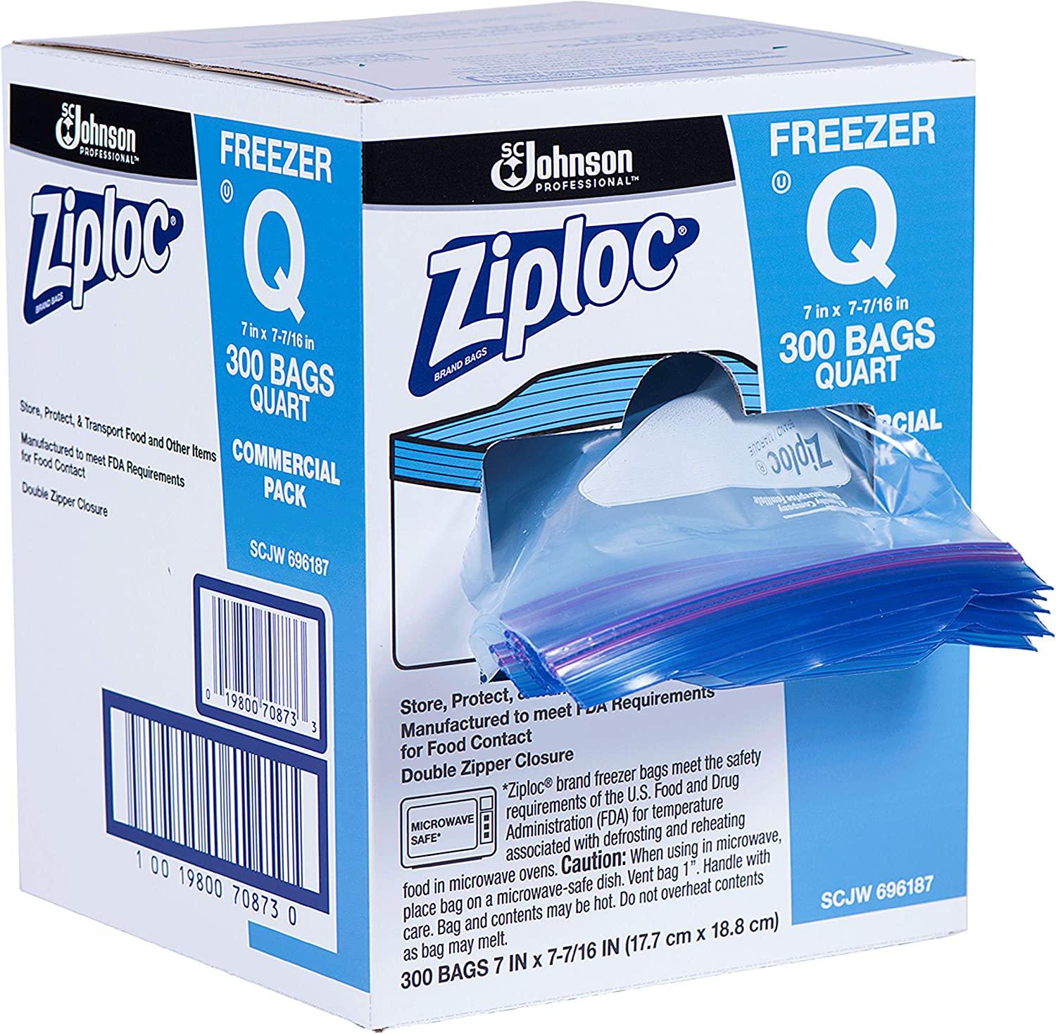 Ziploc 300 Food Storage Freezer Bags for $17.49