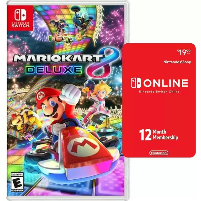Mario Kart 8 Nintendo Switch with 12 Months of Nintendo Online for $48.99 Shipped