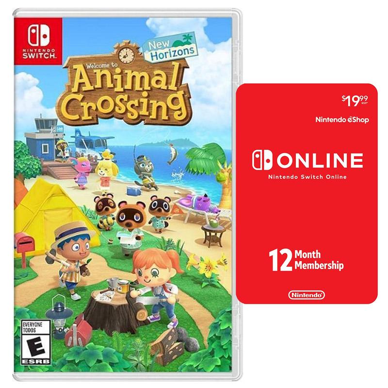 Animal Crossing New Horizons with 12 Months of Nintendo Online for $50.99 Shipped