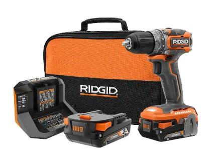 Ridgid 18V Brushless SubCompact Cordless Drill Driver Kit for $99 Shipped