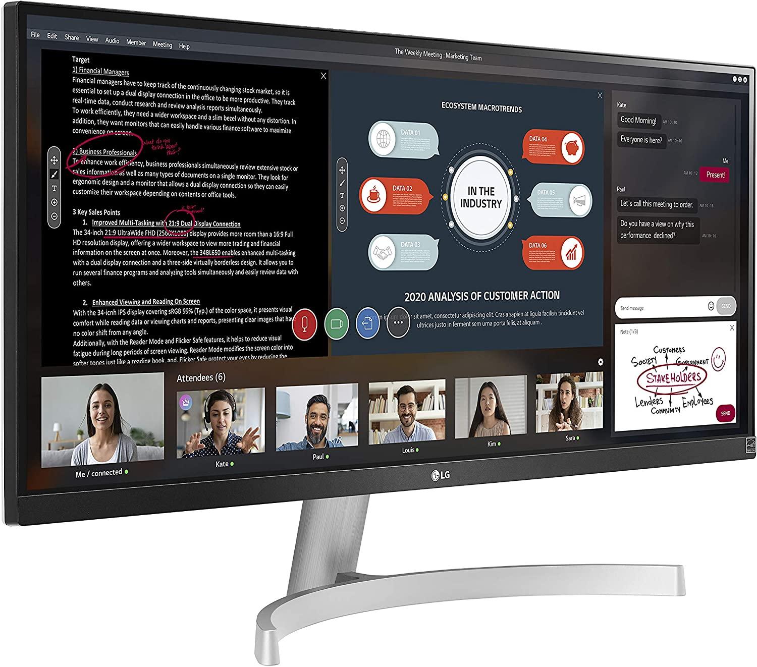 29in LG 29WN600-W UltraWide IPS HDR10 Monitor for $179 Shipped