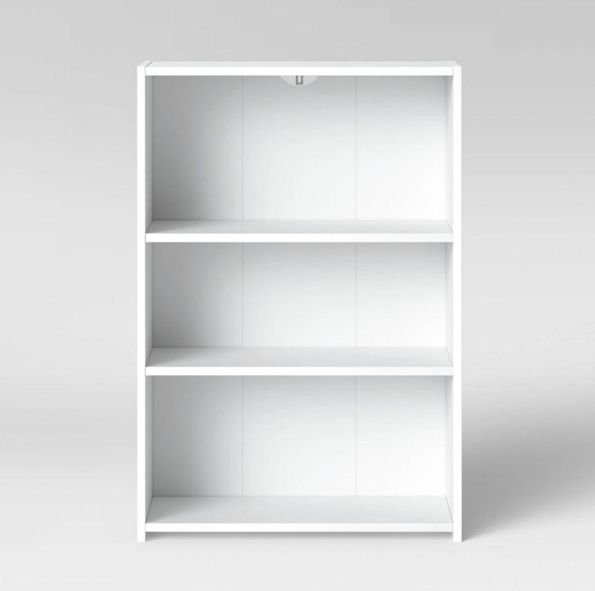 Room Essentials 3-Shelf Bookcase for $18.75