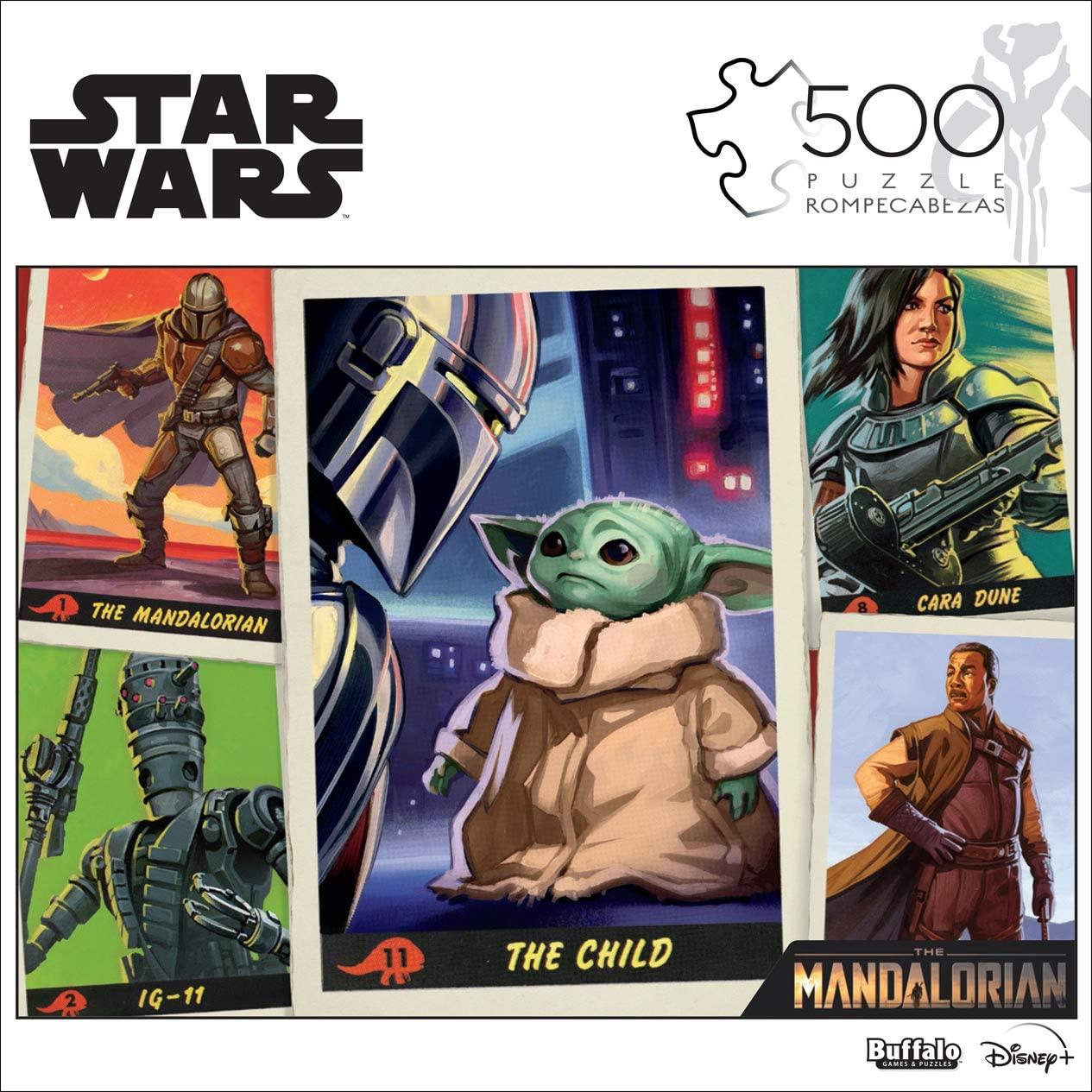 Star Wars The Mandalorian Trading Cards 500 Piece Jigs Puzzle for $4.84