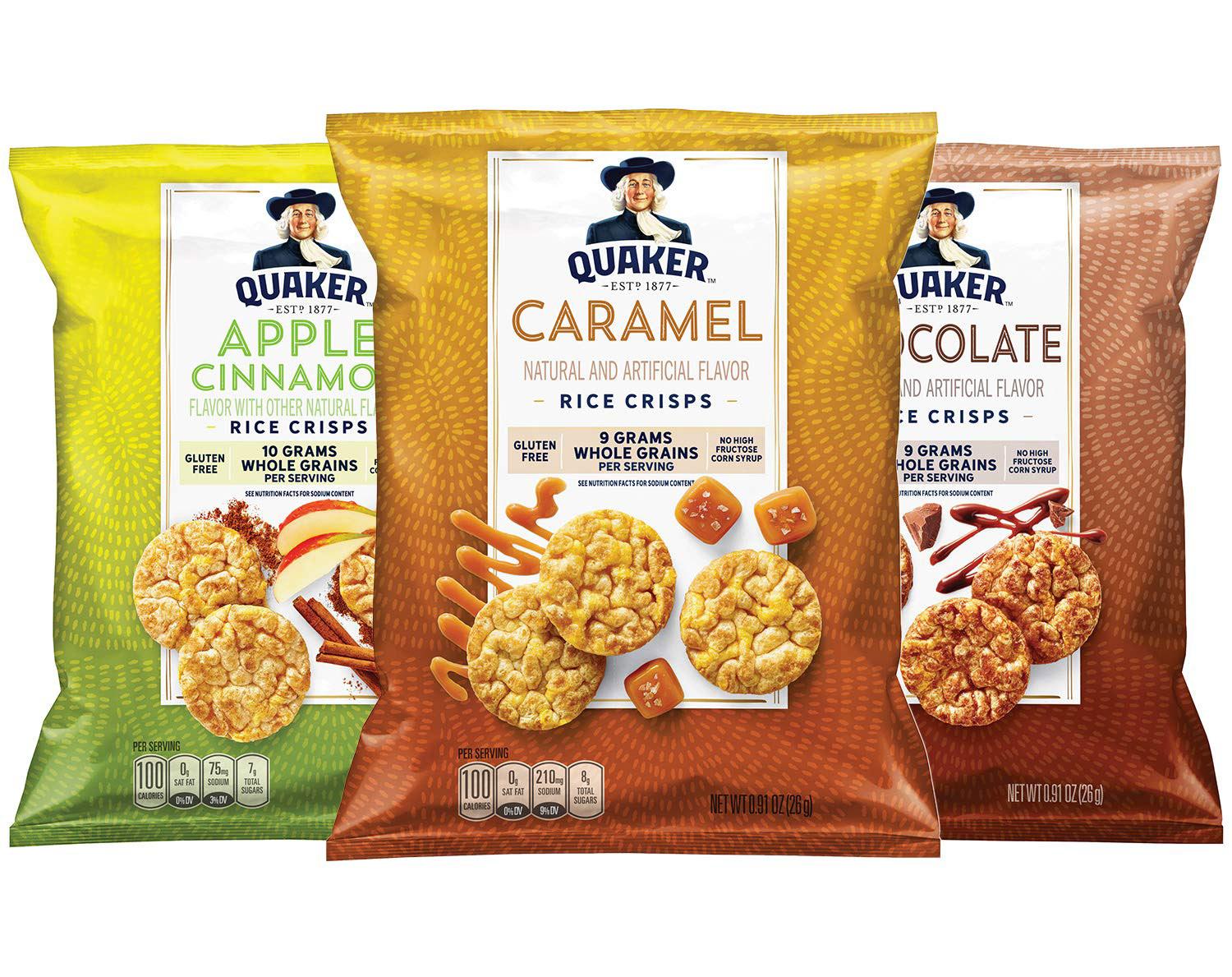 Quaker Rice Crisps 30 Variety Mix Pack for $11.01