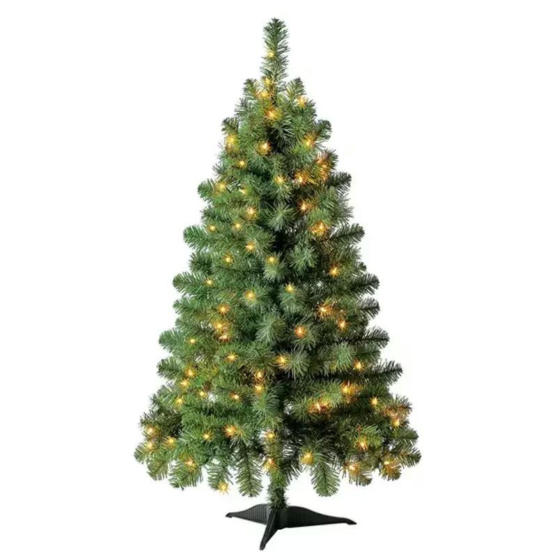 Holiday Time 4ft Pre-Lit Indiana Spruce Artificial Christmas Tree for $10