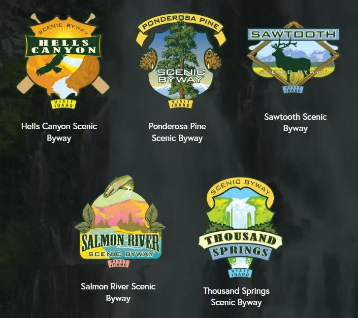 5 Free Idaho Scenic Bypass Crest Stickers