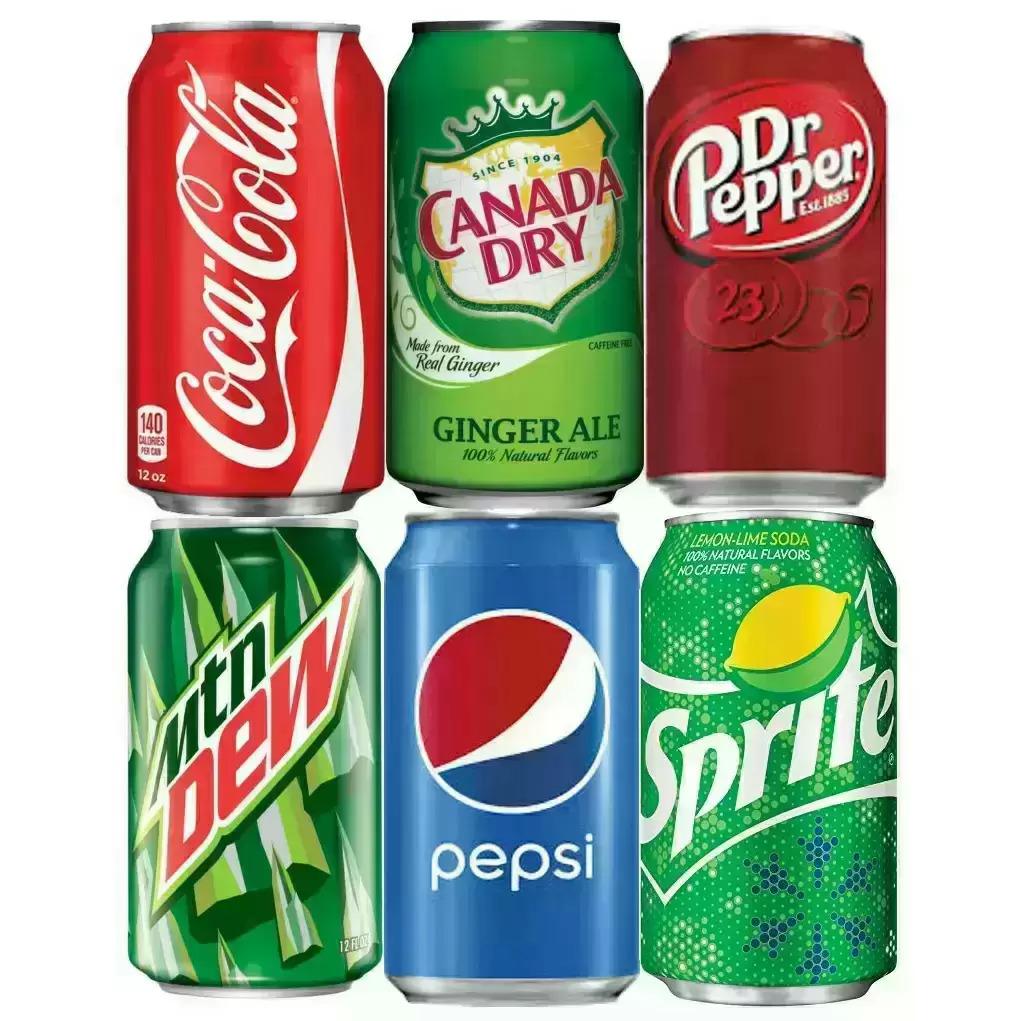 96 Cans of Coca Cola Sprite 7-Up Fanta Soda for $23.98