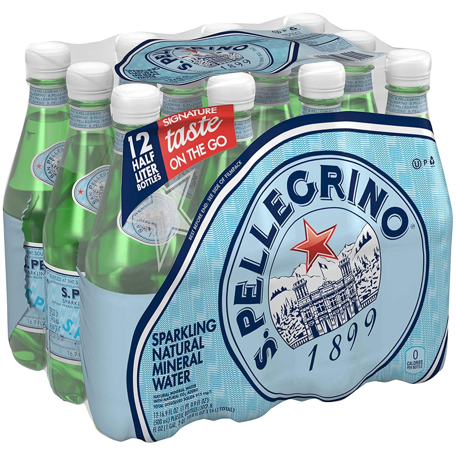 12 S.Pellegrino Sparkling Natural Mineral Water for $8.21 Shipped
