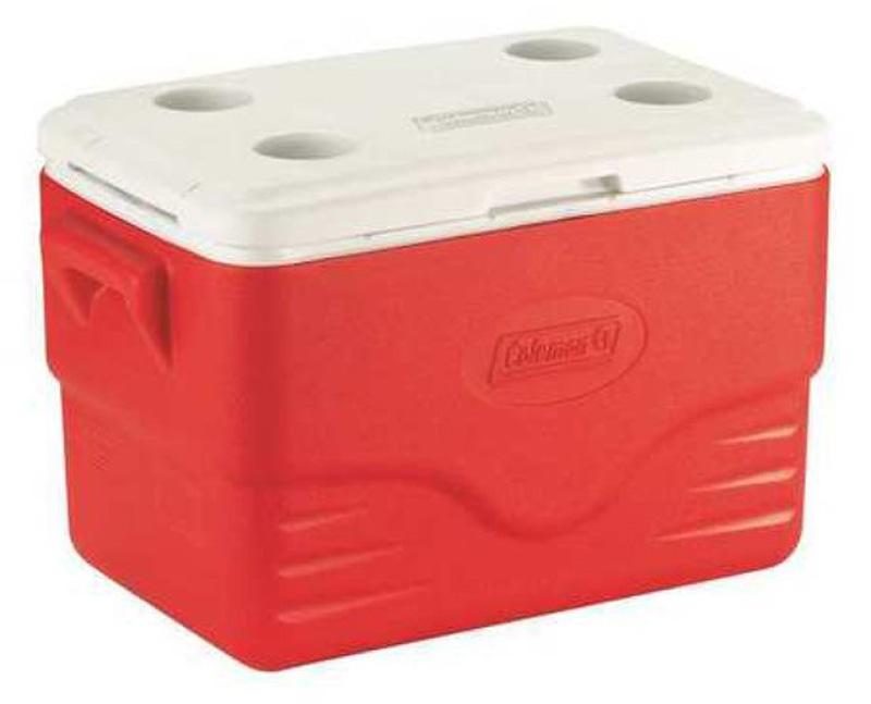 Coleman 36-Quart Cooler in Red for $20