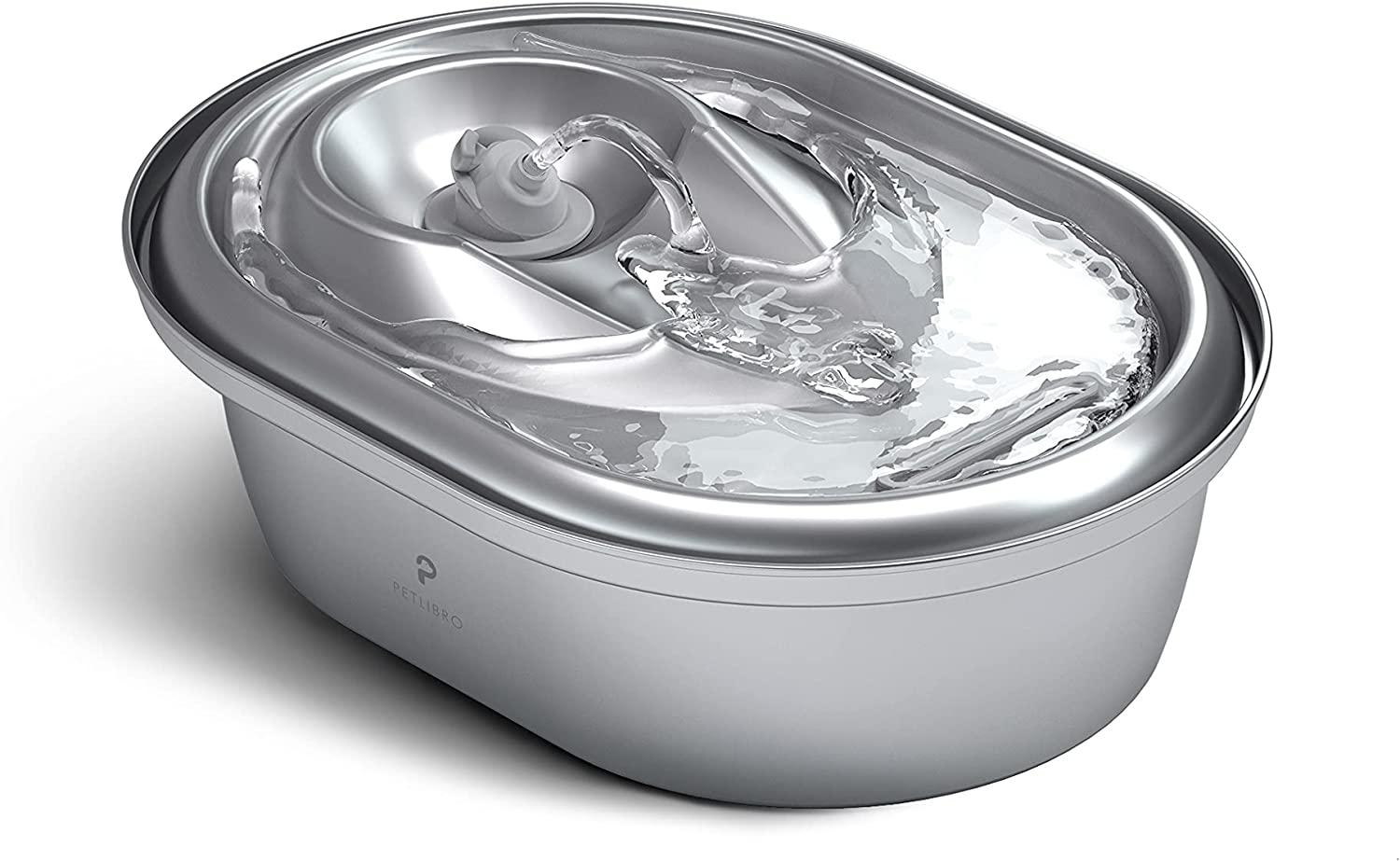Petlibro Stainless Steel Water Fountain for Cats and Dogs for $26.99 Shipped