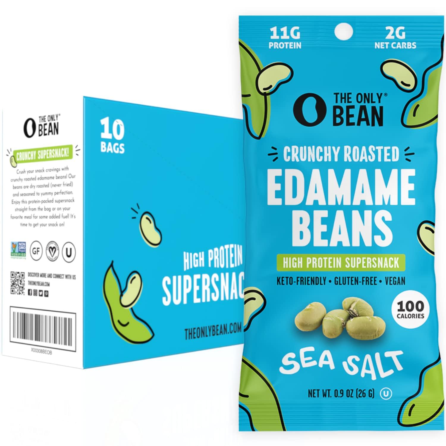 The Only Bean Crunchy Dry Roasted Edamame Snacks 10 Pack for $11.45 Shipped