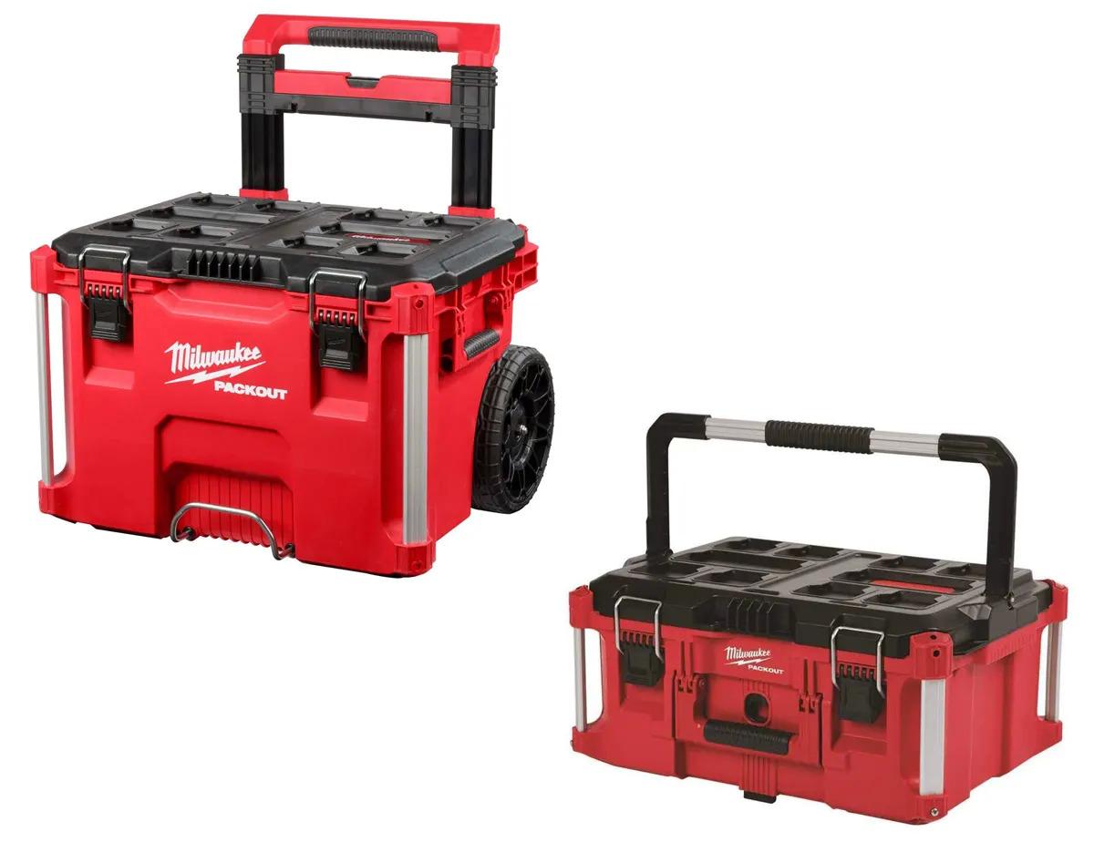 Milwaukee Packout Rolling Toolbox with Another 16in Tool Box for $139.99