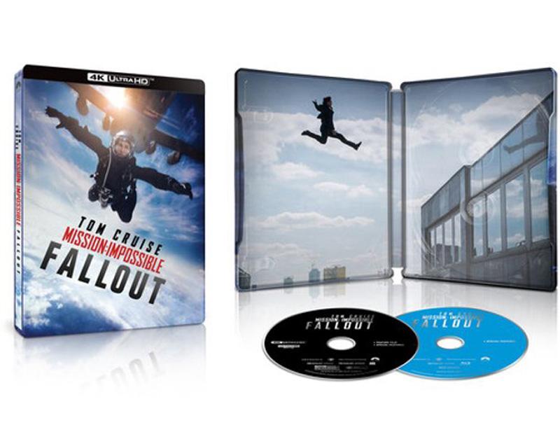 Mission Impossible Fallout Steelbook 4K Blu-ray for $9.96