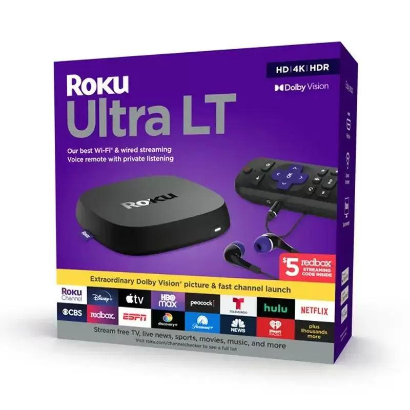 Roku Ultra LT 2021 4K HDR Streaming Device with Remote for $34