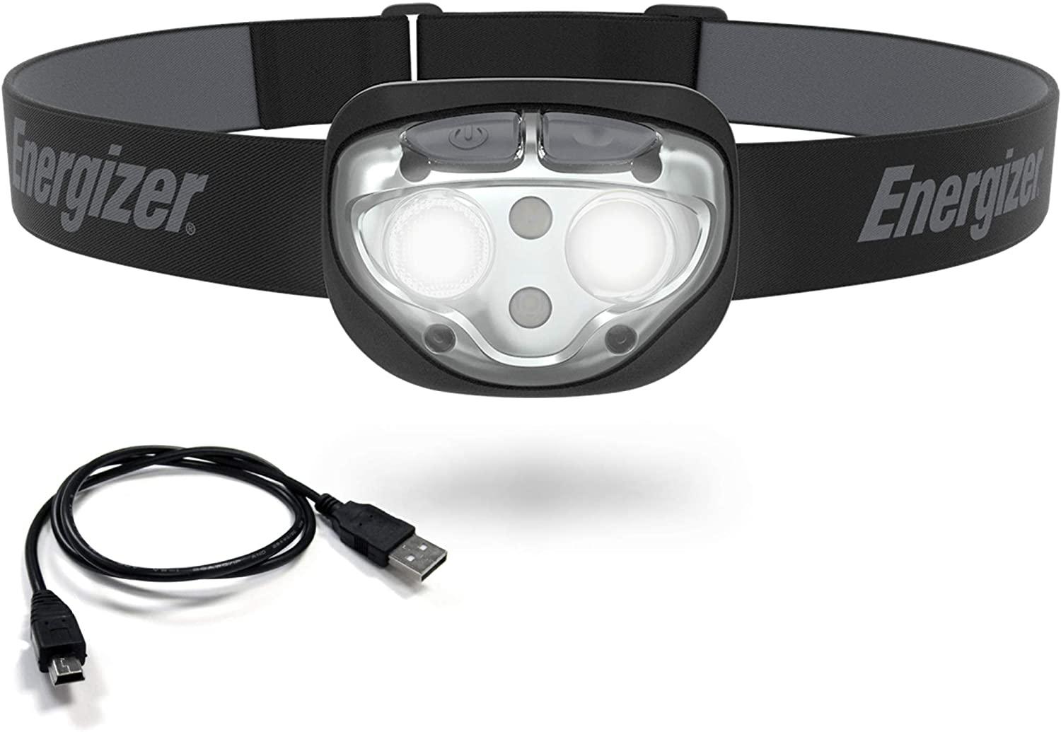 Energizer Rechargeable IPX4 Water Resistant LED Headlamp for $10.59 Shipped