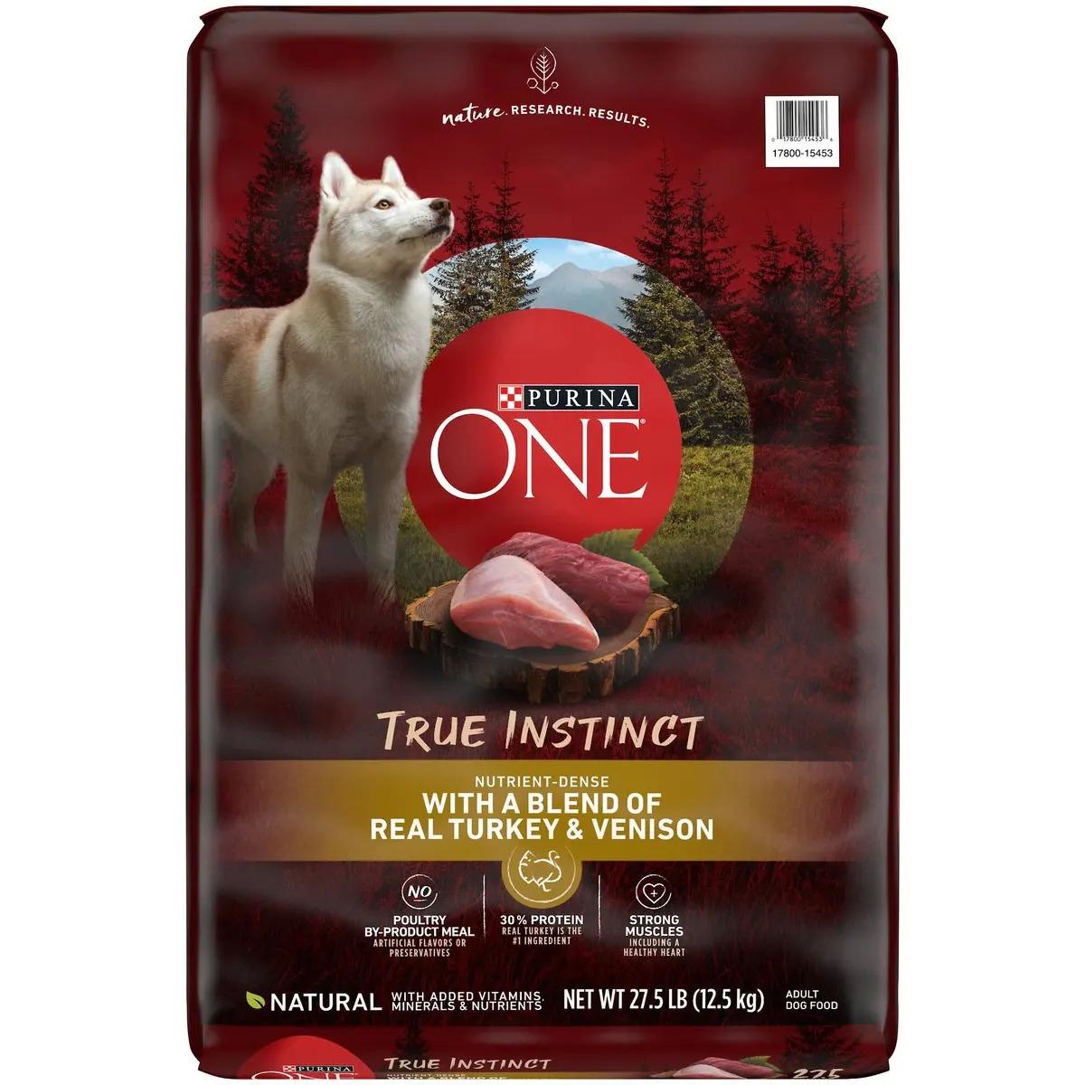 Purina ONE Natural True Instinct High Protein Dry Dog Food for $27.17