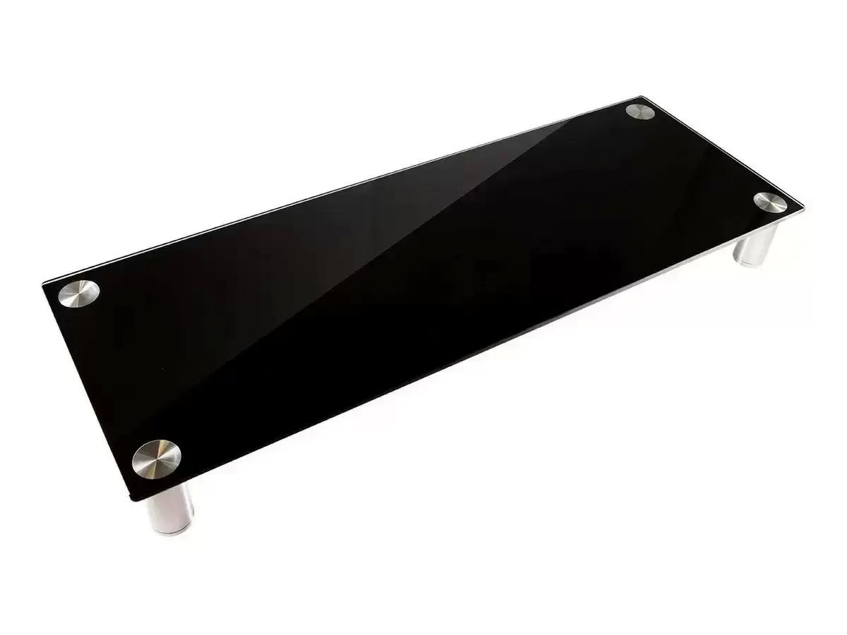 Monoprice 30in Glass Top Wide Desktop Monitor Stand for $14.44 Shipped