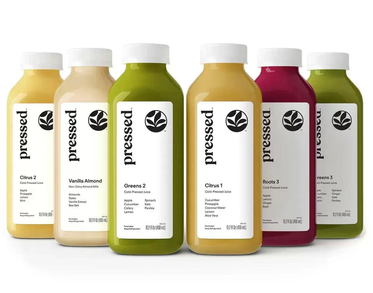 8 Pressed Juices and Smoothies for $20