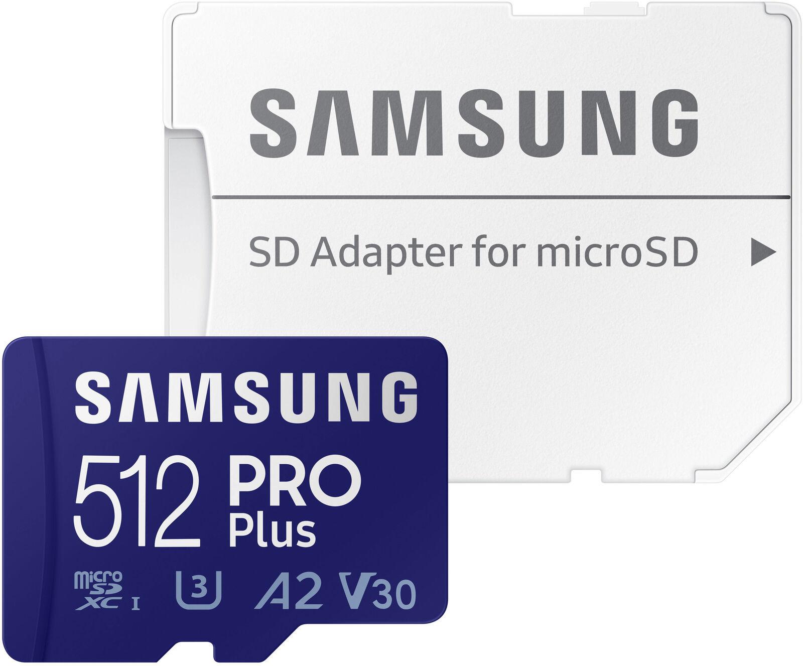 512GB Samsung Pro Plus microSDXC A2 V30 Memory Card for $69.99 Shipped