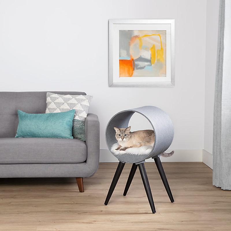 Whisker City 40in Faux Fur Posh Pad Cat Stand Chair for $15.98