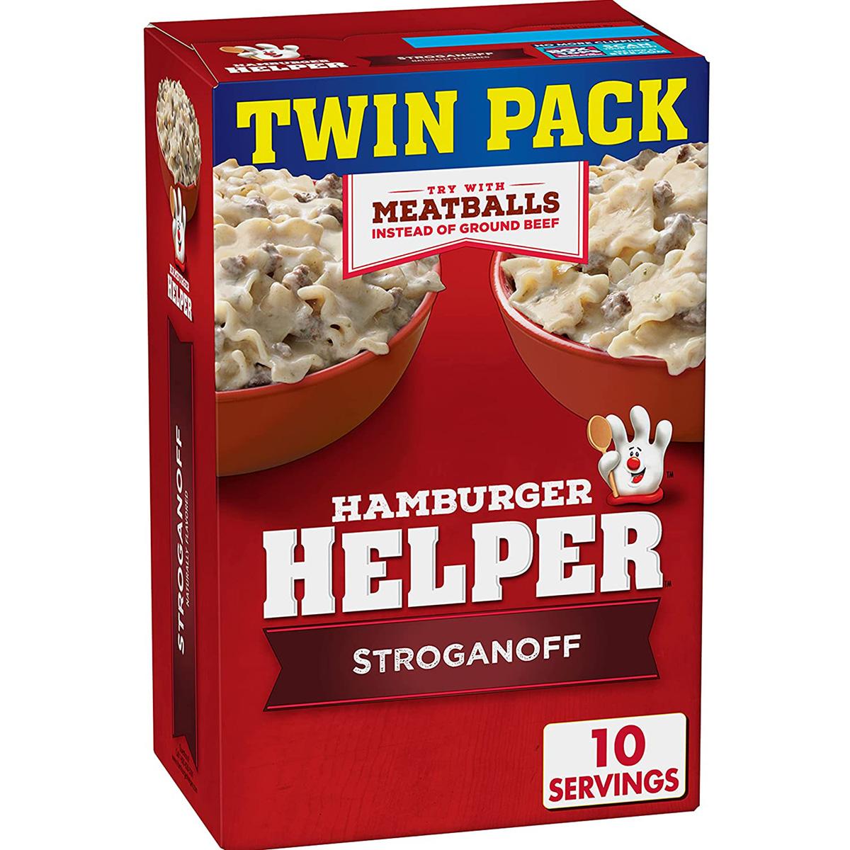 Twin Pack 13-oz Hamburger Helper Beef Stroganoff for $1.86 Shipped