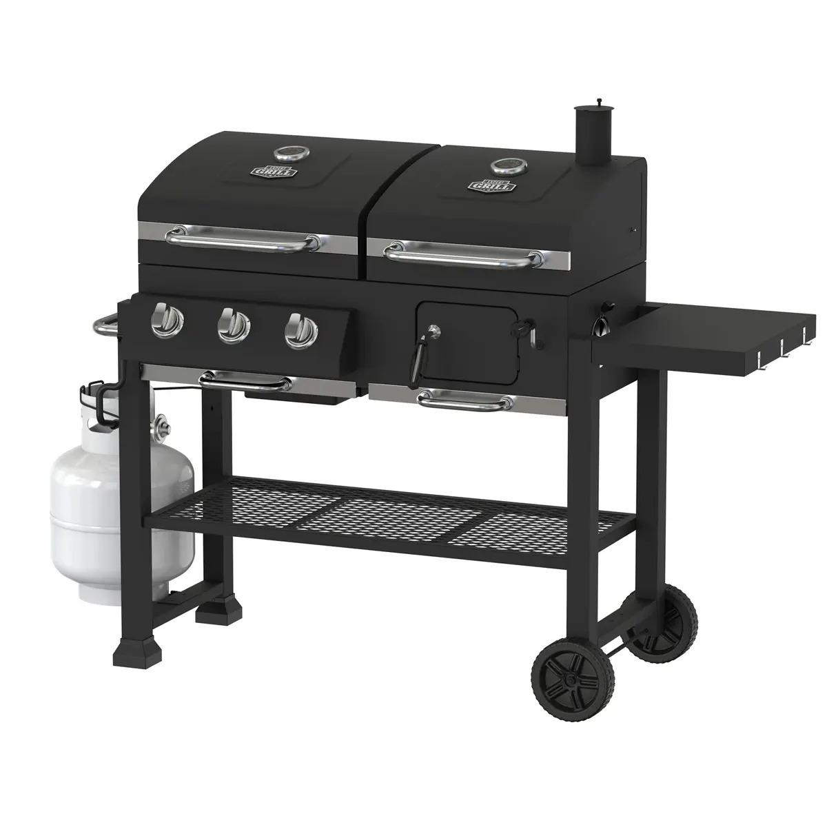 Expert Grill 3 Burner 2-in-1 Dual Fuel Gas and Charcoal Combo Grill for $147 Shipped